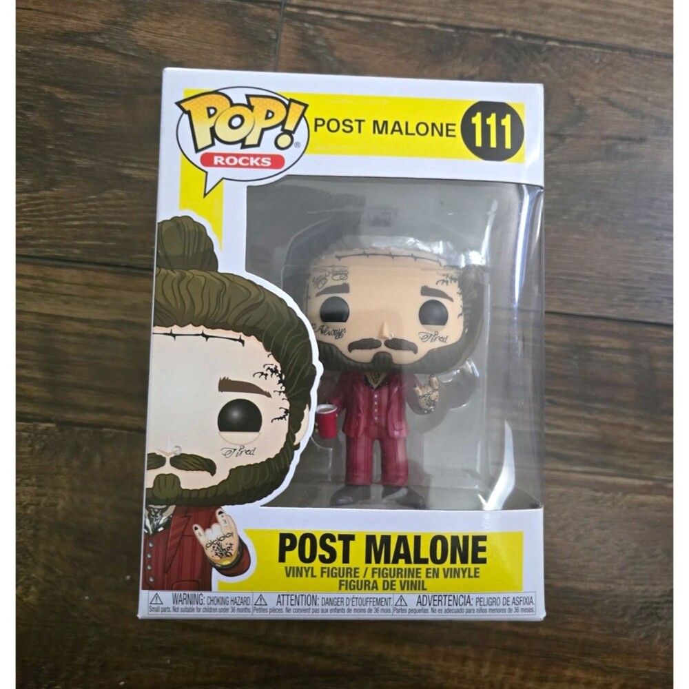Funko Pop! Rocks Post Malone #111 Vinyl Figure Figurine 2019